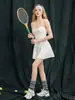 Nuevo Vestido Deportivo con Almohadillas en el Pecho, Transpirable, Espalda Hermosa, Sexy, Secado Rápido, Vestido de Yoga Fitness, Vestido de Tenis Bádminton para Mujer