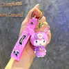 Llavero de Muñeca de Dibujos Animados Sanrio Kulomi, Colgante de Máquina de Bolas, Llavero Lindo para Bolsos, Pequeño Regalo al por Mayor