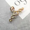 Oferta Especial Transfronteiriça Moda Acessórios de Cabelo Coque Grampo de Cabelo Presilha de Tubarão Presilha com Strass Acessório de Cabelo em Formato de Coração Gravata Borboleta Grampo de Cabelo para Menina