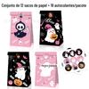 Série de Halloween Lb Amazon Horror Marcas de Mãos Sangrentas Halloween Sangrento Sacos de Doces de Papel Kraft