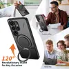 Adecuado para comercio exterior transfronterizo, funda para Samsung S26ultra, funda para teléfono móvil con soporte magnético para coche giratorio de 360 grados, anticaída S27