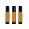 Botella de vidrio ámbar de 10 ml con aplicador de bola, botella de perfume con aplicador de bola, subempaque para perfume, botella de aceite, fabricantes