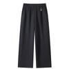Pantalones Rectos de Lana de Otoño e Invierno para Mamá, para Mujeres de Mediana Edad y Mayores, con Cintura Elástica y Terciopelo Grueso, Talla Grande