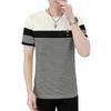 Invitado de Taobao -5002-P32-2024 Camiseta de manga corta con cuello redondo para estudiantes y jóvenes de verano de alta calidad para hombre - Verano 16