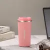 Copo de Café Simples de Segunda Geração Transfronteiriço Camada Dupla a Vácuo Aço Inoxidável 304 Copo Térmico Portátil para Exterior Copo de Carro