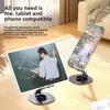 Soporte de Teléfono de Aleación de Aluminio Impermeable Montaje Giratorio para Escritorio con Ajuste de 2 Etapas Diseño Plegable para Uso en Oficina y Mesita de Noche Suministrado por