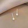 Clavo de Oreja para Mujer Bio-porcelana Clavo de Oreja Agujeros de Oreja Todo-porcelana Hueso Clavo Palillo de Cerámica para Oreja Clavo de Oreja Colorido Joyería para Dormir sin Molestias en la Oreja