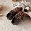 Zapatos Planos Mary Jane con Estampado de Leopardo para Niña 2026 Nuevo Estilo Otoño/Invierno Estilo Bosque Ligeros Suela Suave Versátiles Zapatos de Princesa para Bebé