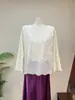 Nova Camisa de Base Simples Plissada de Veludo com Tendência Nacional Estilo Chinês Outono 2026 Nova Gola Redonda Cor Sólida Versátil Top Pequeno