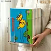 Caixa de Armazenamento de Mesa para Livros Ilustrados Infantis Livros Organizador de Mesa Transparente Caixa Ferramenta Oxford Árvore Suporte de Livros Prateleira