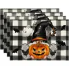 Venta al por mayor de punto transfronterizo dropshipping Halloween mantel impresión de alta definición castillo de calabaza festival de brujas decoración mantel