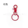 Accesorios de joyería diy hebilla de perro colorida hebilla de clip con anillo de tarjeta hebilla colgante metal pintura horneada llavero colgante de bolsa