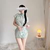 Pijama Cheongsam Sexy Erótico Uniforme Dinastía Han Tentación Traje Caliente Ropa Interior Estilo Antiguo Cheongsam Estimulación Tentación