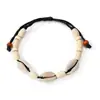 Pulseira Trançada com Contas de Concha Estilo Boêmio Resort Novo Estilo Transfronteiriço de Verão Pulseira Estilo Praia para Homens e Mulheres