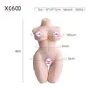 Muñeca Sexual de Medio Cuerpo para Hombres, Masturbador Masculino, Glúteos Grandes, Juguete Sexual para Adultos Insertable, Molde de Glúteos