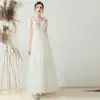 Vestido de Casamento Leve Estilo Fada 2026 Novo Modelo, Sem Alças Renda Estilo Coreano, Simples e Elegante para Fotografia de Viagem ao Ar Livre