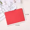 Fornecimento exclusivo transfronteiriço de pequenos envelopes lisos sem impressão em cores de macaron, papel couché duplo fresco e simples, cor lisa, pode ser impresso com logotipo