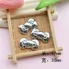 Serie de Botones de Corazón Electrochapados Resina Accesorios para Joyería DIY Funda de Teléfono Celular Agujero Parche para Zapato Pasador Accesorios para el Cabello Material
