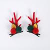 Compañero de Flor Sombra Pinza para el Cabello de Reno Accesorios para el Cabello Adorno para la Cabeza de Navidad Vestido de Fiesta Campana Reno Árbol de Navidad Vestido de Fiesta Floral