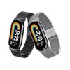 Adecuado para pulsera Xiaomi 8/9 correa de reloj de metal con hebilla milanesa pulsera negocio ocio deportes correa de repuesto