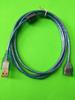 Cable de Conexión Transparente USB 2.0 Chapado en Oro Tipo A Macho a Tipo A Hembra Cable de Extensión Cable de Datos Cable de Extensión Cable Doblemente Apantallado