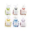 Paquete de pegatinas de día hermoso Serie Mariposa de Cristal joyería de mariposa cuenta manual pegatinas decorativas DIY 30 piezas 6 estilos