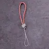 Lanyard para teléfono móvil al por mayor de fábrica, cordón para llavero de cámara de cuero PU, cuerda de muñeca para teléfono móvil de pareja, cuerda tejida de cuero