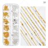 Dedo princesa unha joias japonesas Macaron cor cadeia nail art com diamante metal decorativo corrente DIY unhas joias