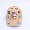 Boné de Baseball Infantil Desenho Doraemon Primavera Estilo Coreano Bonito Chapéu de Sol para Bebê DIY Aba Reta Comércio Exterior