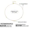 Nueva Cadena para Clavícula de Zirconia 5A Gota de Agua Super Brillante Acero Inoxidable Color Duradero Moda de Gama Alta Collar para Mujer Joyería al por Mayor