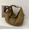 Bolsa de Lona para Dumpling de Grande Capacidade 2022 nova de Ombro Feminina bolsa estilo preguiçoso moderno estudante casual bolsa carteiro com letras