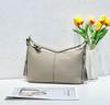 Bolso de hombro de piel de vaca de primera capa togo de gran capacidad para mujer, moda, bolso tote simple, práctico bolso con forma de concha, multicompartimento