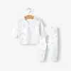 Conjunto de Ropa de Otoño para Bebé Recién Nacido, Ropa Base de Algodón Puro para Bebé de Primavera y Otoño de 0 a 3 Meses, Atuendo de Estilo Monje para Recién Nacido