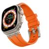 Correa para Apple Watch Ultra con patrón de piedra de silicona líquida AP para Apple iwatchS9876SE correa