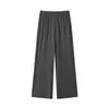 Conjunto de Ropa de Casa para Mujer con Mangas Abullonadas Bloque de Color, Gasa Nube de Hielo, Pijama Holgado Cuello Redondo, Pantalones Largos, Estilo Delgado de Verano