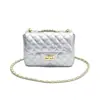 Bolso Pequeño Cruzado para Mujer 2026 Nuevo Moda Europea Americana Bolso con Cadena de Cuadros de Diamantes Bolso Cuadrado Pequeño de Hombro Único para Mujer bolsos