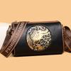 Nova Bolsa de Ombro Feminina Moda Estilo Chinês Retrô Bolsa de Mãe Embossada Transfronteiriça Bolsa Transversal Versátil de Temperamento