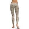 Amazon 2024 Novas Leggings com Estampa Digital Europeias e Americanas Cinza Verde Elásticas Apertadas Leggings Femininas