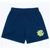 Nuevos Shorts Estilo Americano Casual para Hombres y Mujeres Fitness Pantalones Deportivos de Músculo de Cinco Puntos Tendencia Pantalones de Playa Malla Transpirable Shorts