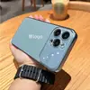 Aplicable para iPhone 18 PRO MAX Funda para Teléfono con Ventana Grande Galvanizada Espejo Protector Integrado Mate AG Apple 17