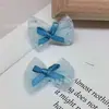 Celebridade da Internet Mini Laço de Organza Iridescente Acessórios DIY Materiais de Decoração para Tecelagem Roupas e Acessórios de Boneca