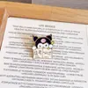 Broche Criativo de Desenho Animado Sanrio Todo Teste Deve Ser Passado Fofo para Ser o Nº 1 Insígnia de Metal Decorações de Prêmio para Estudantes