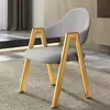 Cadeira de jantar de luxo leve para uso doméstico, cadeira de lazer com encosto, banqueta simples para mesa, cadeira para restaurante, casa de chá, manicure, cadeira de recepção para escritório