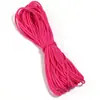 Paracord de Poliéster de Color Sólido Hilo Retorcido para Manualidades Colgante Cuerda para Ropa miu Accesorios Hechos a Mano Cuerda para Sombrero Material Cuerda Hilo de Cuerda