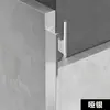 Tira de Borda de Canto Tipo C de Liga de Alumínio Tira de Borda Extremamente Estreita Tipo F Linha de Canto Tira de Vedação de Borda de Azulejo Tira de Borda