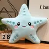 Almohada de Estrella de Mar de Dibujos Animados, Peluche Pequeño de Estrella Colorida, Adorno Colgante Pequeño, Muñeco, Accesorio para Fotos