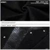 Pantalones vaqueros cortos deconstruidos con botones, estampado de serpiente y retazos, estilo American high street, comercio exterior transfronterizo, para hombre y mujer, pantalones casuales holgados y modernos