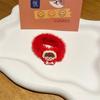 Anillo para el cabello peludo rojo de Año Nuevo para niña no daña el cabello bebé niña princesa lindo año del dragón felpa dulce accesorios para el cabello