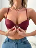 Compras Únicas y Múltiples Amazon Más Vendido Comercio Electrónico Transfronterizo TEMU Cierre Frontal Sin Costuras Push-up Con Aros Sexy Sujetador En Stock