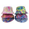 3D impresso pescador chapéu de bacia dupla face chapéu ao ar livre proteção solar chapéu de sol tie-dyed comércio exterior transfronteiriço venda quente chapéu de sol